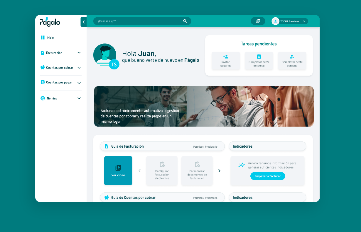 Web Págalo - Fintech